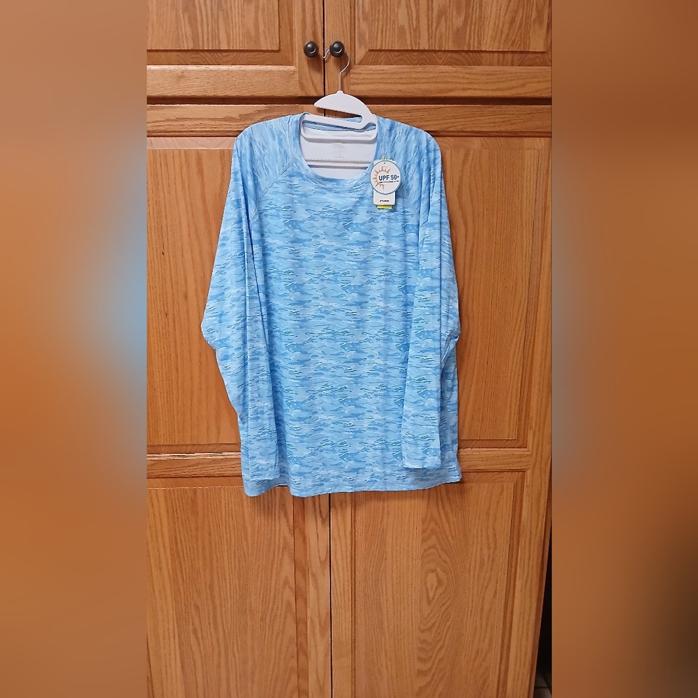TSLA Rash Guard Long Sleeve Sun Protection Long Sleeve Men's Shirt. 3XL